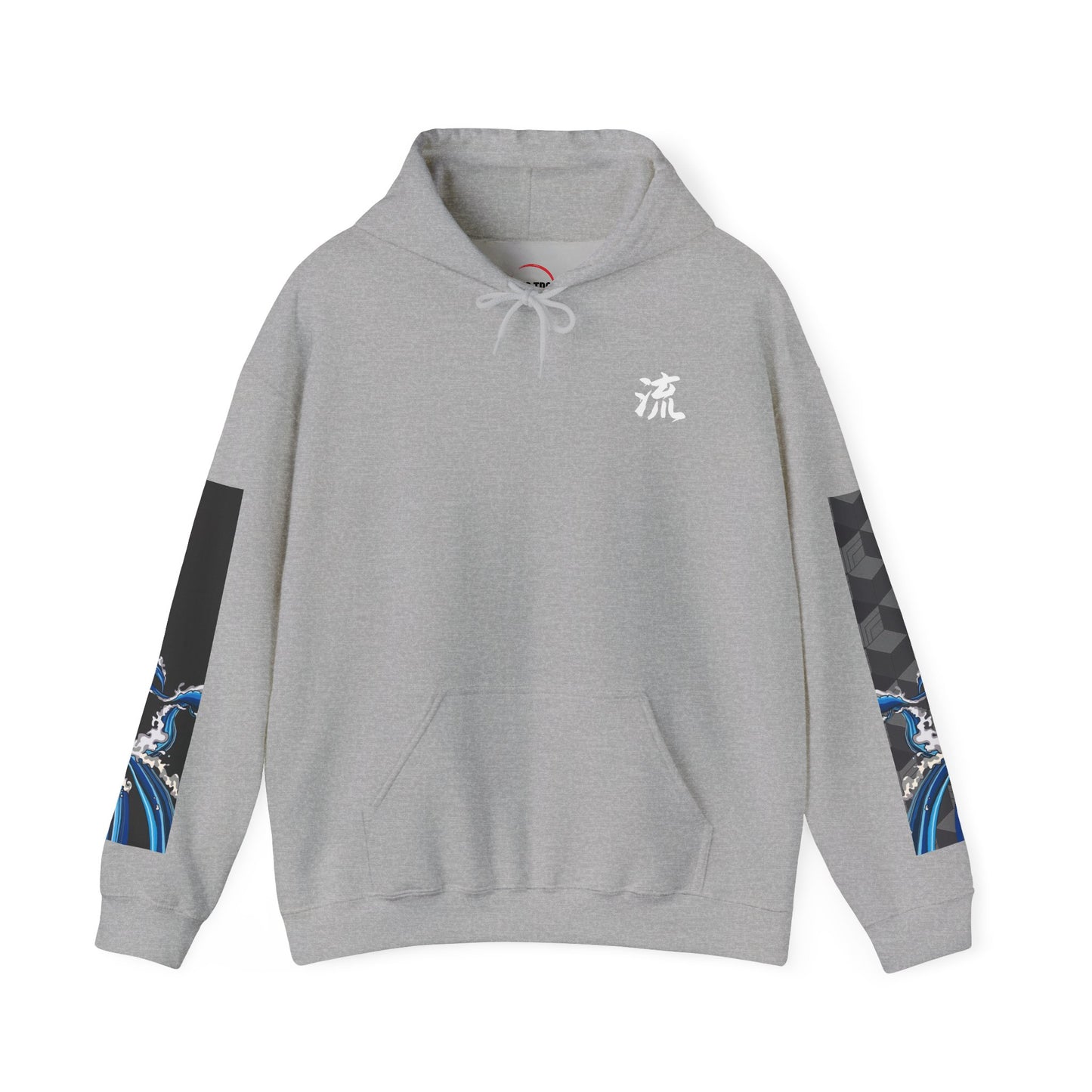 Streetwear Wave Graphic Hoodie