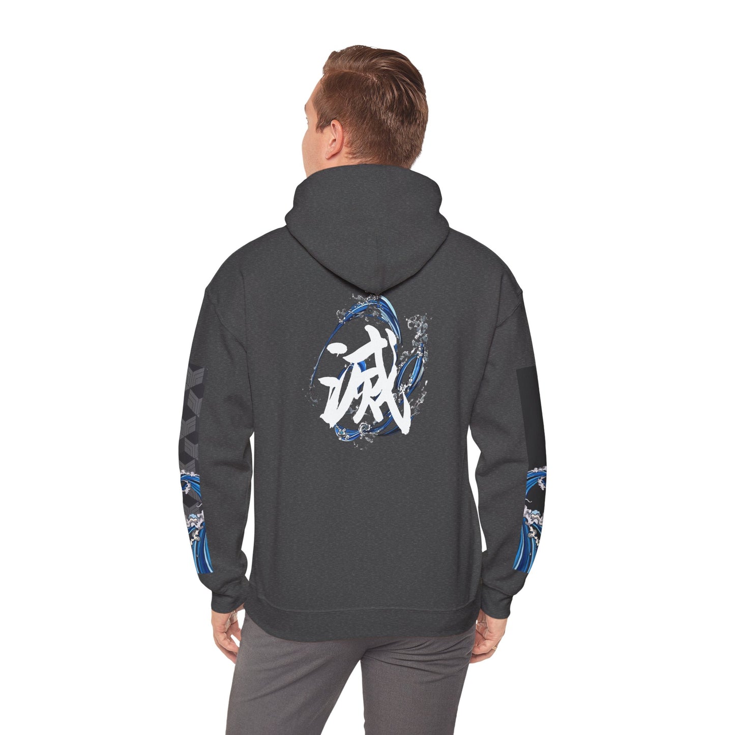 Streetwear Wave Graphic Hoodie