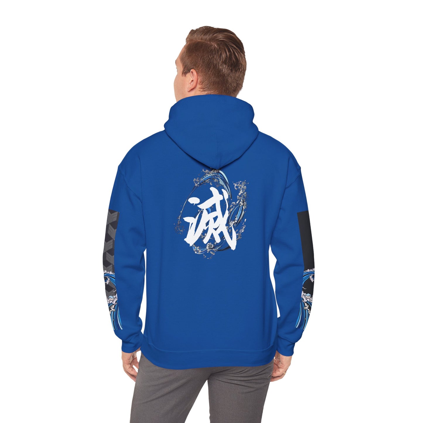 Streetwear Wave Graphic Hoodie