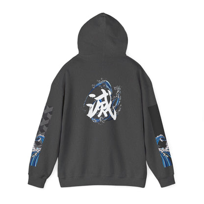 Streetwear Wave Graphic Hoodie