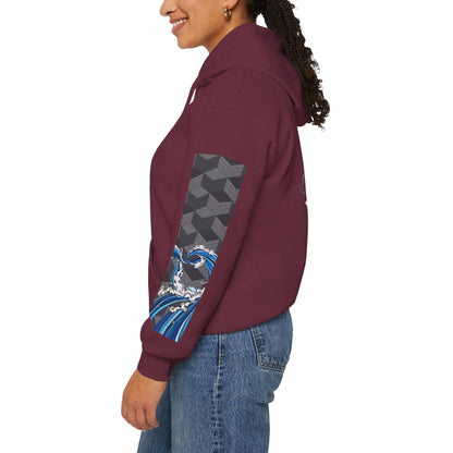 Streetwear Wave Graphic Hoodie