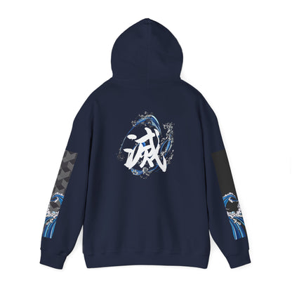 Streetwear Wave Graphic Hoodie