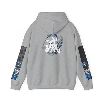 Streetwear Wave Graphic Hoodie