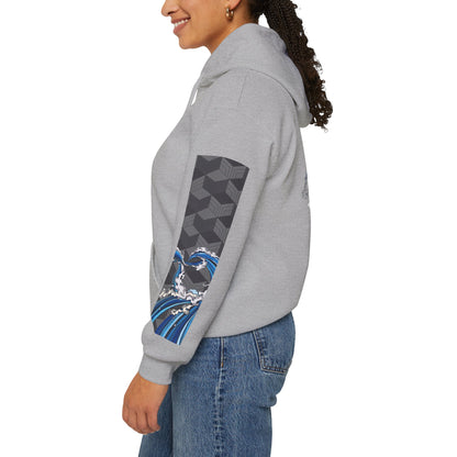 Streetwear Wave Graphic Hoodie