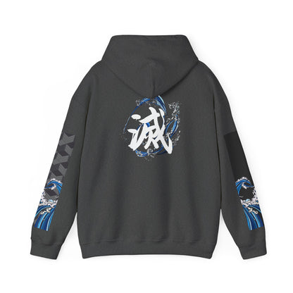 Streetwear Wave Graphic Hoodie