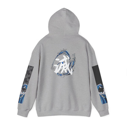 Streetwear Wave Graphic Hoodie